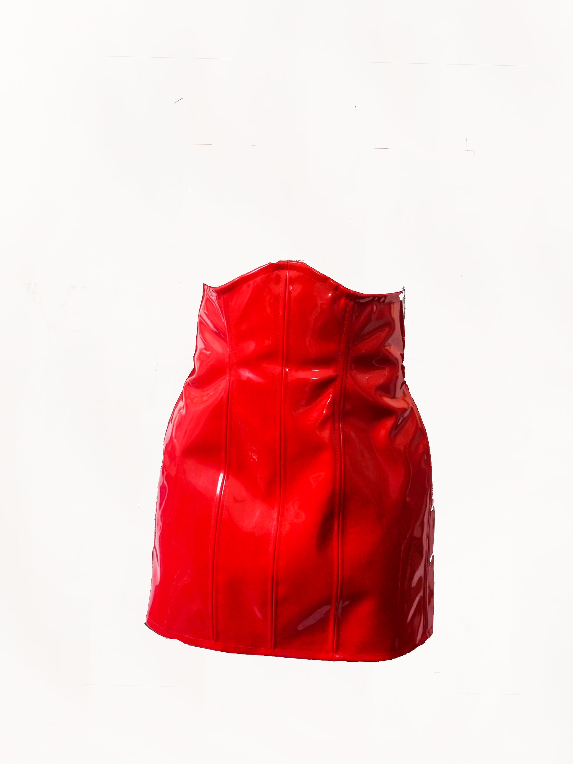 Corset Skirt - Red by GrayScale