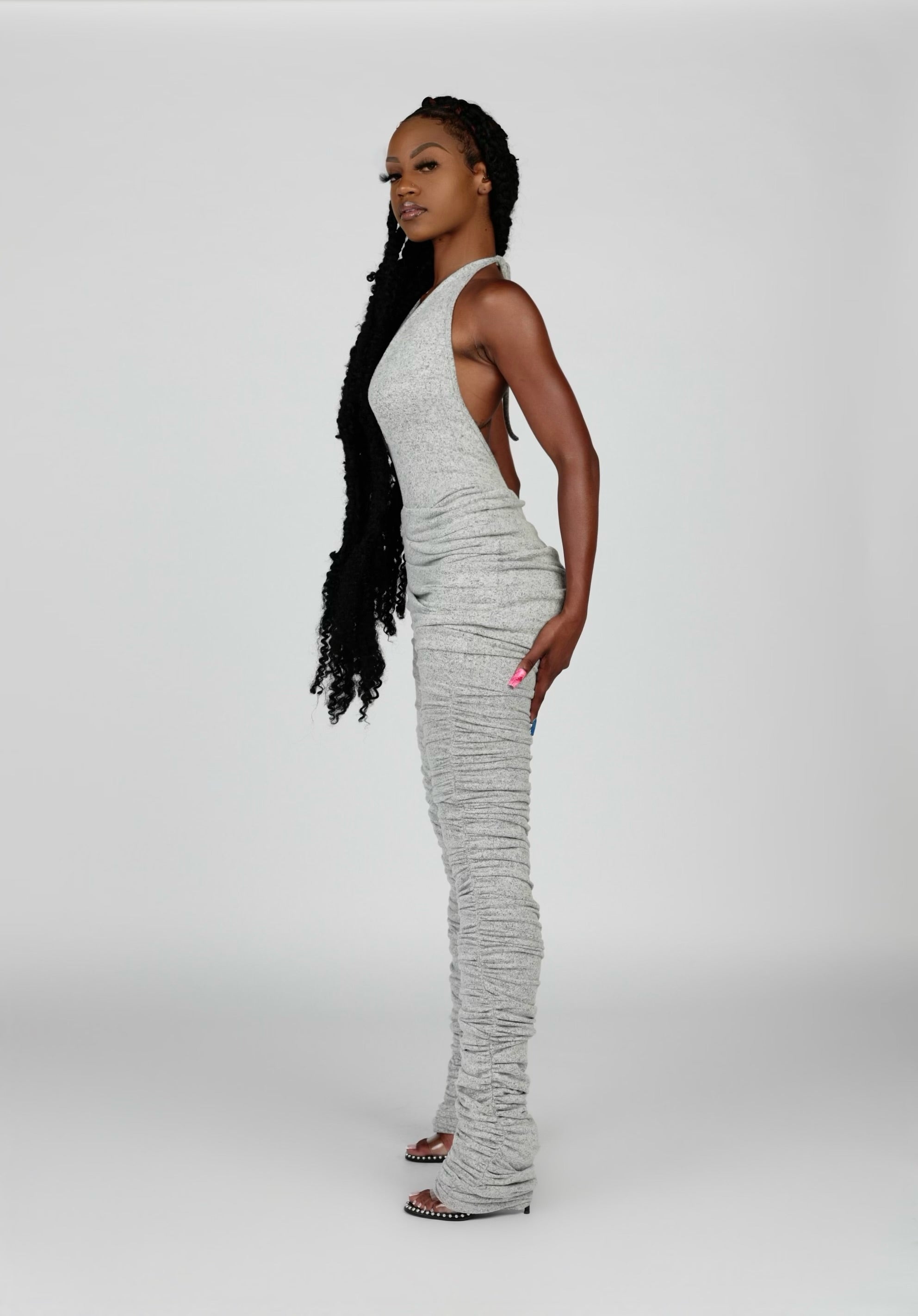 Dove Knit Jumpsuit